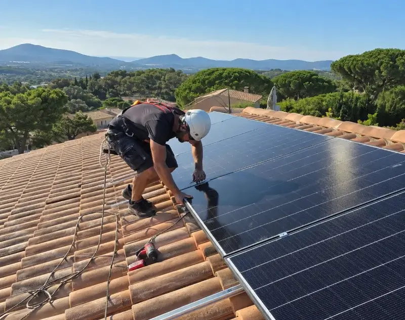 Installateur panneaux solaires Écoyeux — pose photovoltaïque sur toiture