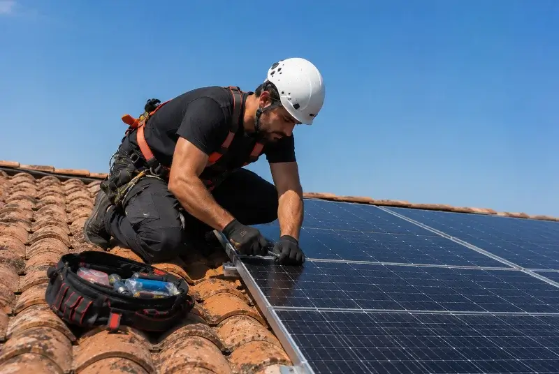 Maintenance et monitoring de panneaux solaires à Écoyeux