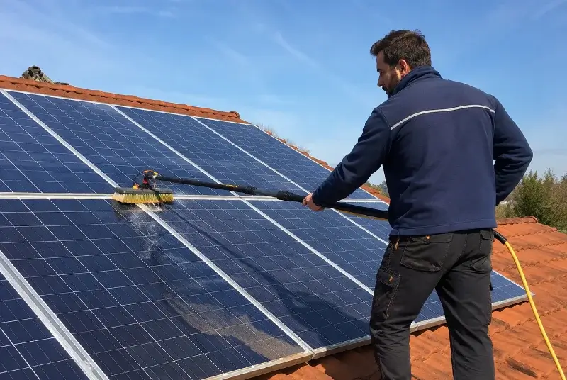 Nettoyage et entretien de panneaux solaires à Écoyeux